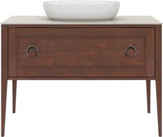 PL.CN.120.1+1/NUT.M Тумба PLAZA Classic NEO напольная 1+1 ящик 120, орех матовый Kerama Marazzi