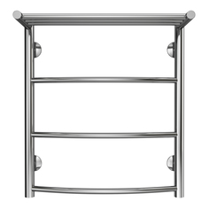 Полотенцесушитель Azario AZ04156P VERONA 500x600 c полкой водяной 3 перекл. 1"-1/2"