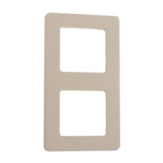 Рамка Legrand INSPIRIA, 2 пост, Слоновая кость
