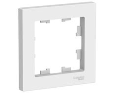 Рамка электроустановочная Systeme Electric / Систем Электрик AtlasDesign ATN000101 белая,