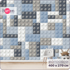 Фотообои флизелиновые 3d Bartonwall Детские Лего K23004-C 400х270 см