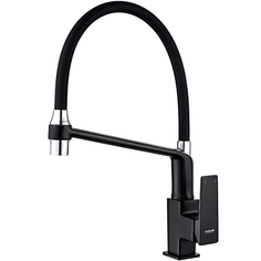 Смеситель для раковины L4078B-2 L4078B-2новые210 черный матовый No Brand