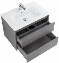 Тумба с раковиной BelBagno Kraft 70-BB700ETL Cemento Grigio