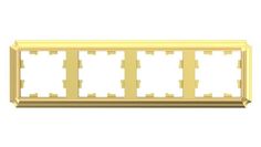 Рамка 4-пост. AtlasDesign Antique универс. зол. SE ATN101604 Systeme Electric