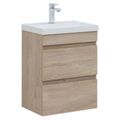 Тумба под раковину Aquanet Нота New 50 дуб светлый 00334196