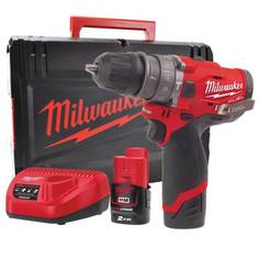 Аккумуляторная ударная дрель-шуруповерт Milwaukee M12 FPDX-202X, 12 В, 4933464136