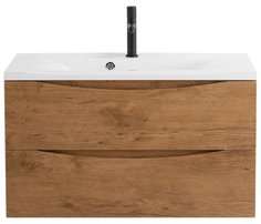 Тумба с раковиной BelBagno Marino 100-BB1000/445-LV-MR-PR Rovere Nature