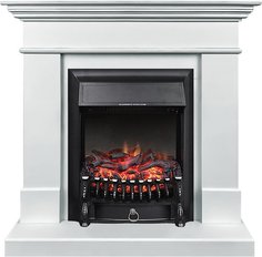 Электрокамин Royal Flame California с очагом Fobos Black, белый