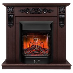 Электрокамин RealFlame Dominica DN с очагом Majestic Lux Black