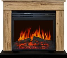 Электрокамин Royal Flame Bergen дуб галифакс с очагом Jupiter FX New