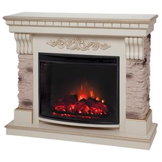 Электрокамин RealFlame Marseilles Luxe 25,5 WT с очагом Evrika 25,5