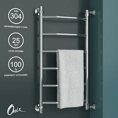 Полотенцесушитель водяной Onix Orion Right 400x800 подключение справа хром полный комплект