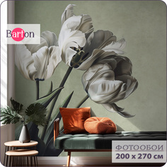 Фотообои на стену флизелиновые 3d Bartonwall Цветы Тюльпаны 200х270 см F09302-Z