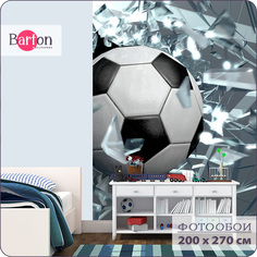 Фотообои флизелиновые 3d Bartonwall детские Футбол 200х270 см K27902