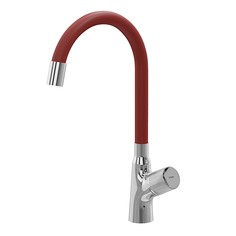 Смеситель для кухни Kohr FLY хром/красный 1LN020201CPE-0000A