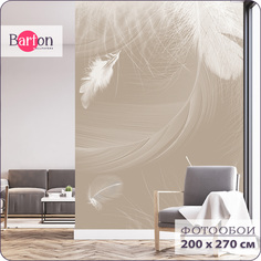 Фотообои флизелиновые 3d Bartonwall Перья 200х270 см M04102-B