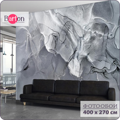 Фотообои флизелиновые 3d Bartonwall Мрамор Флюид 400х270 M03304