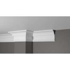 Decor-Dizayn Decor-Dizayn Карниз потолочный ударопрочный влагостойкий под покраску 120x60x