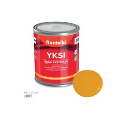 Краска-консилер с эффектом бархата YKSI, ультраматовая, цвет RAL1007 , 0,9л Finntella