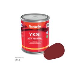 Краска-консилер с эффектом бархата YKSI, ультраматовая, цвет RAL3011 , 0,9л Finntella