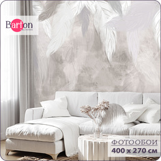 Фотообои флизелиновые 3d Bartonwall Перья 400х270 см M08304