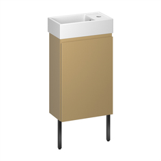 Подвесная тумба с раковиной и ножками для ванной Wellsee WC Area 221803005 в наборе 3 в 1