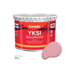 Краска-консилер с эффектом бархата YKSI, ультраматовая, цвет RAL3015 , 2,7л Finntella