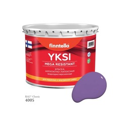 Краска-консилер с эффектом бархата YKSI, ультраматовая, цвет RAL4005 , 9л Finntella