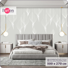 Фотообои флизелиновые 3d Bartonwall Растения Листья 500*270 см M12705-P