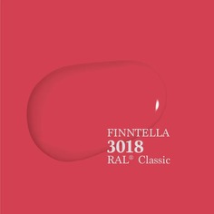 Краска-консилер с эффектом бархата YKSI, ультраматовая, цвет RAL3018 , 2,7л Finntella