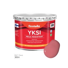 Краска-консилер с эффектом бархата YKSI, ультраматовая, цвет RAL3014 , 2,7л Finntella