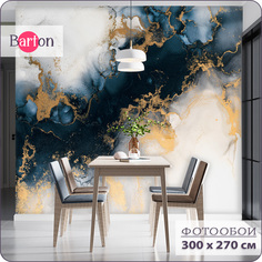 Фотообои флизелиновые 3d Bartonwall Абстракция Мрамор 300х270 см M12503-C