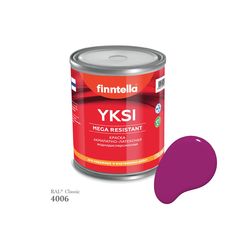 Краска-консилер с эффектом бархата YKSI, ультраматовая, цвет RAL4006 , 0,9л Finntella