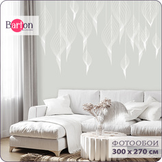 Фотообои флизелиновые 3d Bartonwall Растения Листья 300x270 см M12703-P