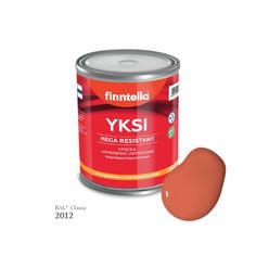Краска-консилер с эффектом бархата YKSI, ультраматовая, цвет RAL2012 , 0,9л Finntella