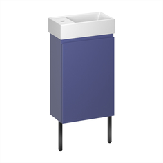 Подвесная тумба с раковиной и ножками для ванной Wellsee WC Area 221804006 в наборе 3 в 1