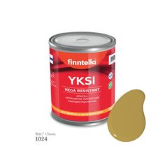 Краска-консилер с эффектом бархата YKSI, ультраматовая, цвет RAL1024 , 0,9л Finntella