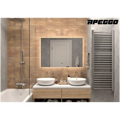 Зеркало Apeggo Lucia Led 1000х700 с бесконтактным сенсором, холодная подсветка GG90291