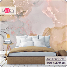 Фотообои флизелиновые 3d Bartonwall Мрамор Флюид 400х270 см M05804