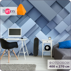 Фотообои флизелиновые 3d Bartonwall Геометрия 400х270 см M05104-C