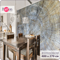 Фотообои флизелиновые 3d Bartonwall Срез дерева 400х270 см M06904