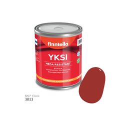 Краска-консилер с эффектом бархата YKSI, ультраматовая, цвет RAL3013 , 0,9л Finntella