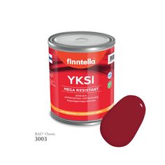 Краска-консилер с эффектом бархата YKSI, ультраматовая, цвет RAL3003 , 0,9л Finntella