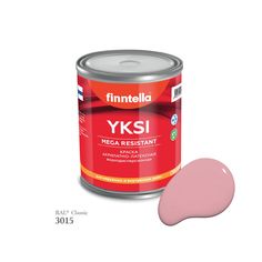 Краска-консилер с эффектом бархата YKSI, ультраматовая, цвет RAL3015 , 0,9л Finntella