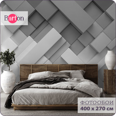 Фотообои флизелиновые 3d Bartonwall Геометрия 400х270 см M05104-G