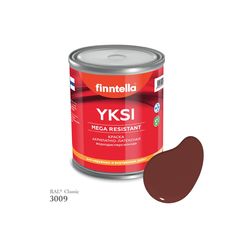 Краска-консилер с эффектом бархата YKSI, ультраматовая, цвет RAL3009 , 0,9л Finntella