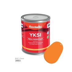 Краска-консилер с эффектом бархата YKSI, ультраматовая, цвет RAL2003 , 0,9л Finntella