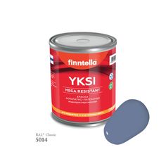 Краска-консилер с эффектом бархата YKSI, ультраматовая, цвет RAL5014 , 0,9л Finntella