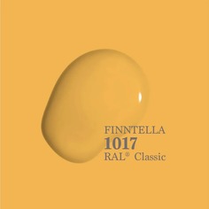 Краска-консилер с эффектом бархата YKSI, ультраматовая, цвет RAL1017 , 9л Finntella