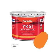 Краска-консилер с эффектом бархата YKSI, ультраматовая, цвет RAL2003 , 2,7л Finntella